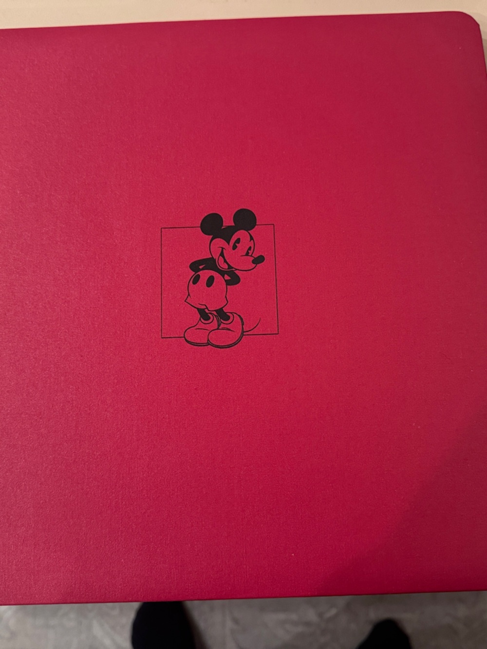 Creative Memories Bright Pink Cover with Black Cartoon Silhouette